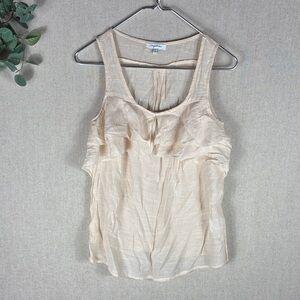 Mystree > Cream Sleeveless Blouse Small